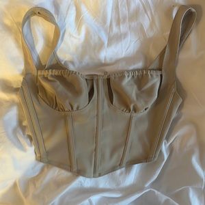Nordstrom tan corset size small
